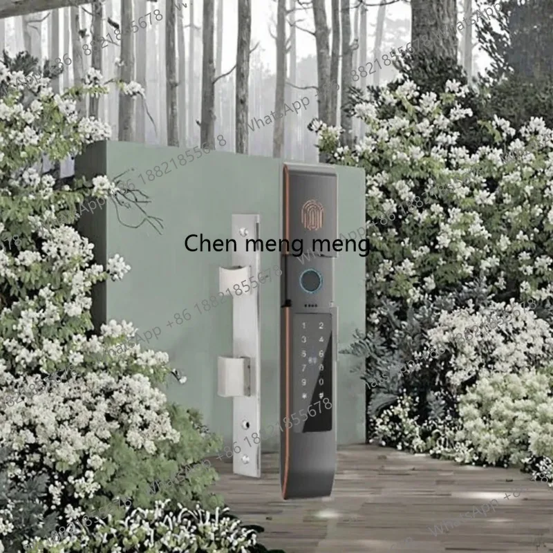 

FA04 Fully Automatic Smart Lock Homes Hotels Waterproof Anti-theft Steel Door Aluminum Alloy Anti-Peep Code Memory Card