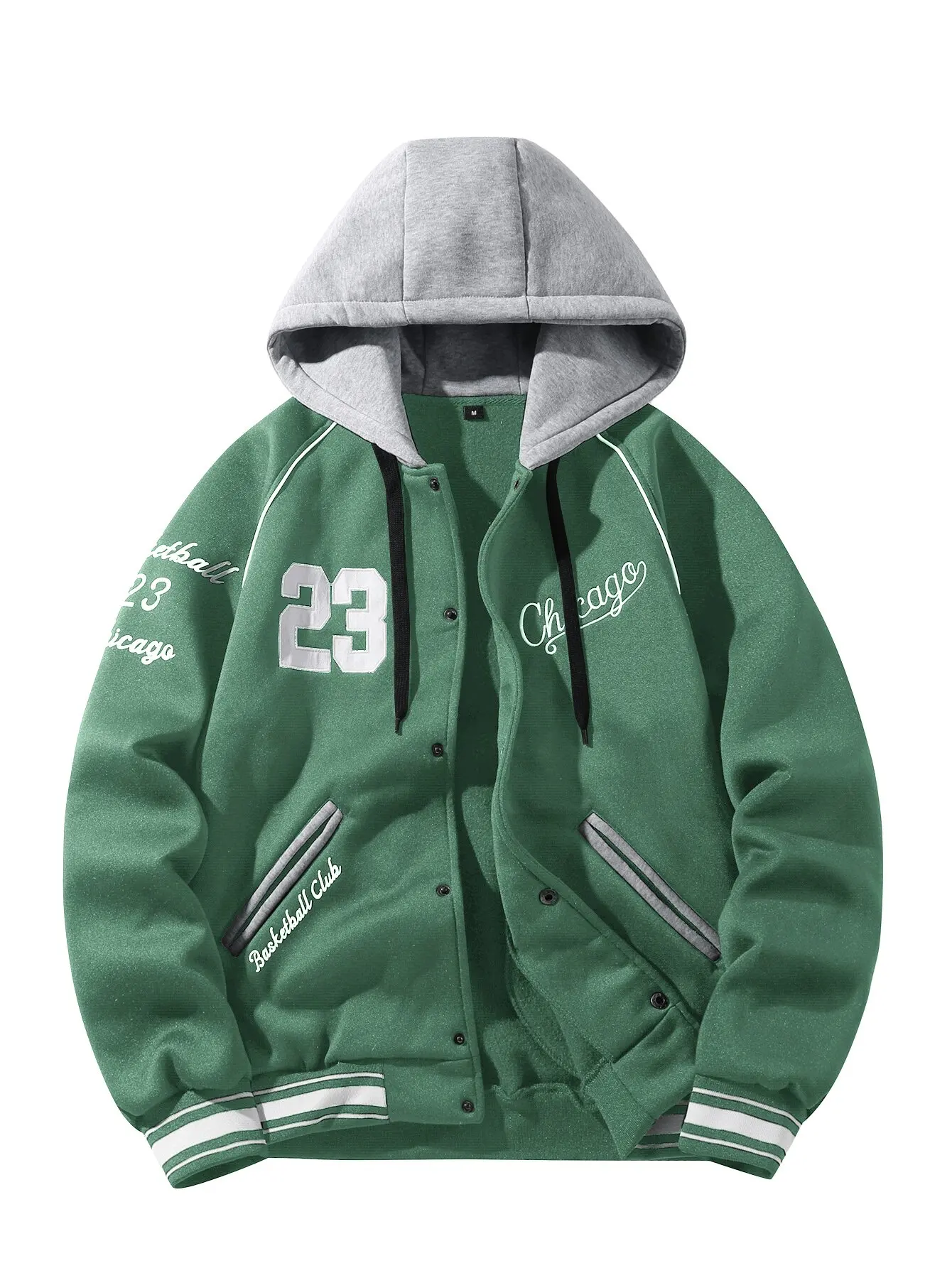 Spring and Autumn New Fashion Trendy Outdoor Sports Baseball Jacket Men's Casual Loose Oversized High Quality Hooded Jacket
