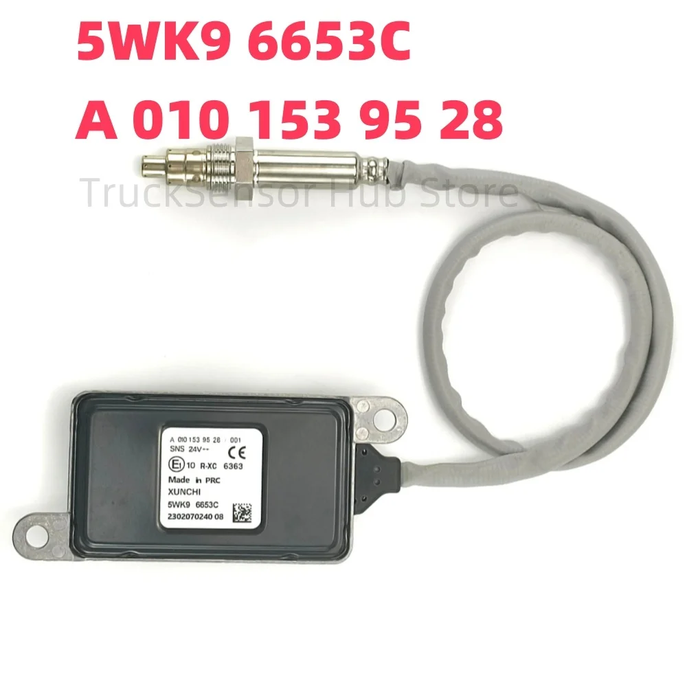 

5WK96653C A0101539528 NOx Sensor 24V 5WK9 6653C Nitrogen Oxygen Sensor for Mercedes-Benz Truck MP4 Euro6 A 010 153 95 28
