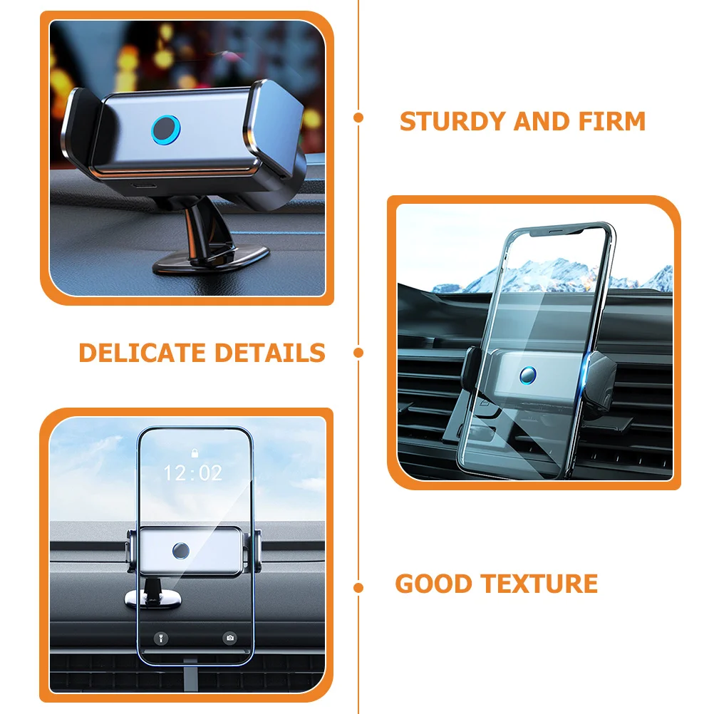 

Electric Car Phone Holder Auto-Clamping Rotatable Mount for Windshield Universal ABS Aluminum Alloy Stable Safe