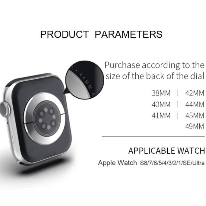 Cinturino in pelle con fibbia magnetica per Apple Watch 45mm 41mm 49mm 46mm 44mm 40mm iWatch Series 10 Ultra 49mm Cinturino per orologio di alta qualità