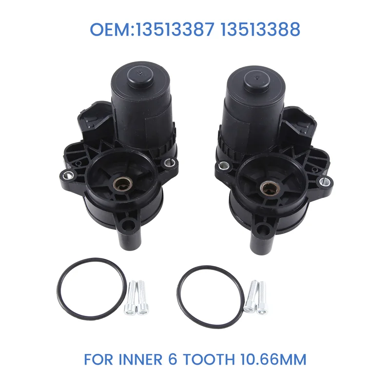 

A90Q-1 Pair Car Rear E-Brake Distributor Motor Actuator For Buick Envision Inner 6 Tooth 10.66Mm 13513387 13513388 Car Supplies