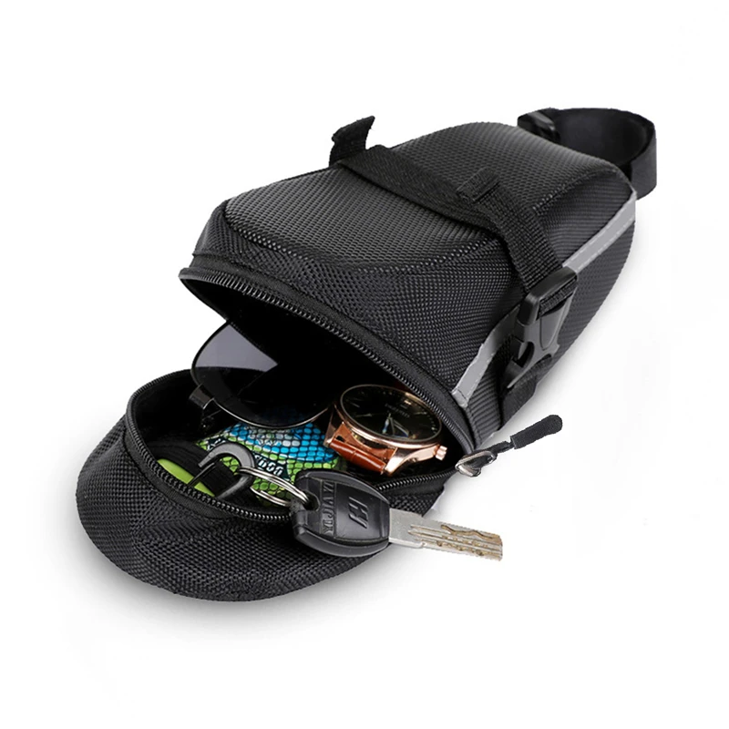 AliExpress Portable Bicycle Bag Ultra-light Road Mountain Bike Saddle Bag Bicycle Seat Tube Bag Universal Bicycle Tail Bag Accessories