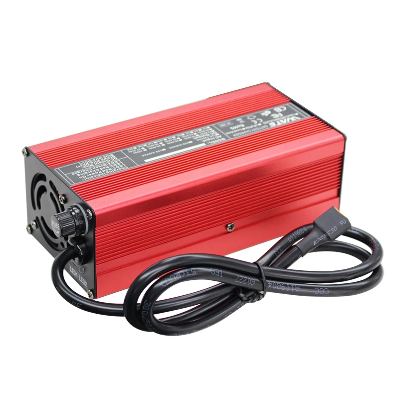 43.8V 15A charger, suitable for 36V 12S LifePo4, fully charged and automatically turns on the light to stop - Image 3