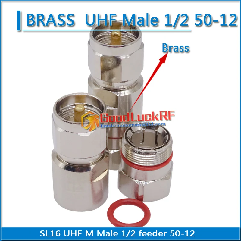 PL259 SO239 SL16 M UHF Male Installation CNT600 LMR600 SYV50-12 12D-FB SYWV50-12 Coaxial 1/2 head feeder interphone RF Connector