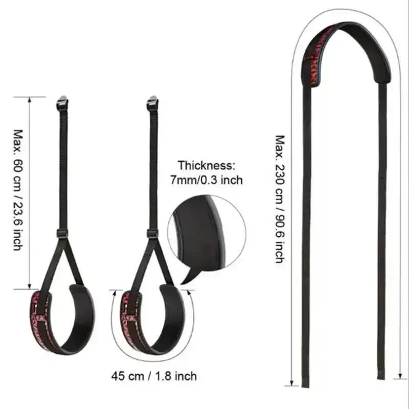 الجنس سوينغ عبودية عدة SM الفخذ ضبط النفس حبال الساقين ملزمة الوثن لعبة الجنس للنساء الأزواج ألعاب الكبار الجنس المنتج