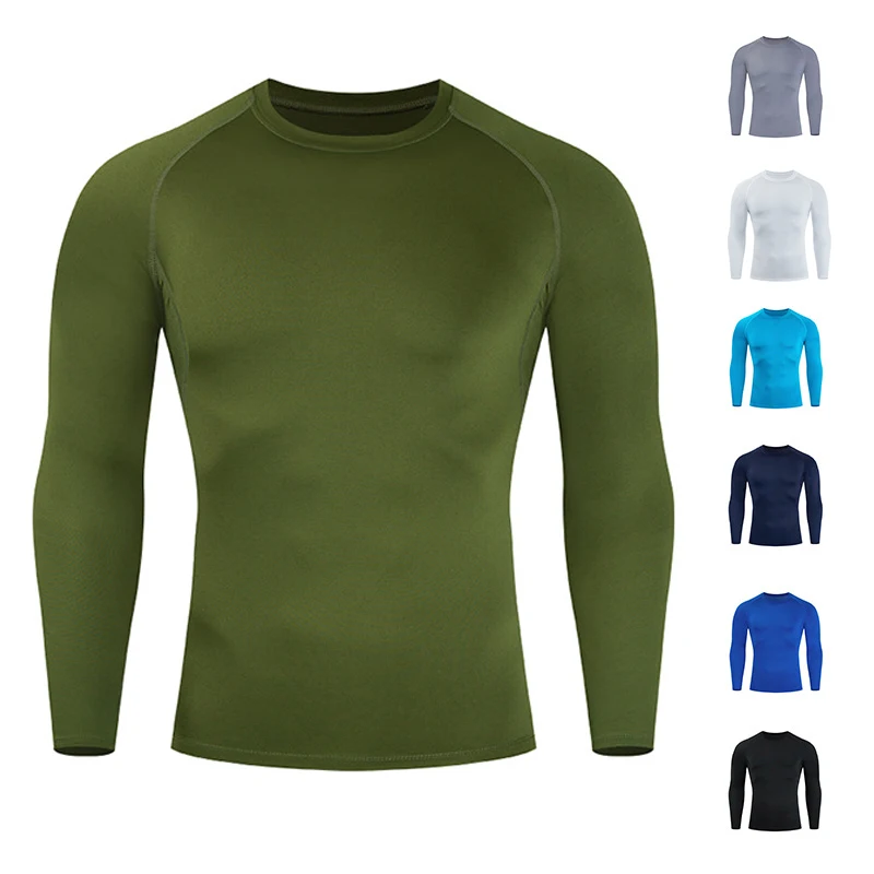 

Men Women Outsoor Compression Running Long Base T Shirt Fitness Sport Basketball Football Skiing Training Gym Bottom Clothes 15