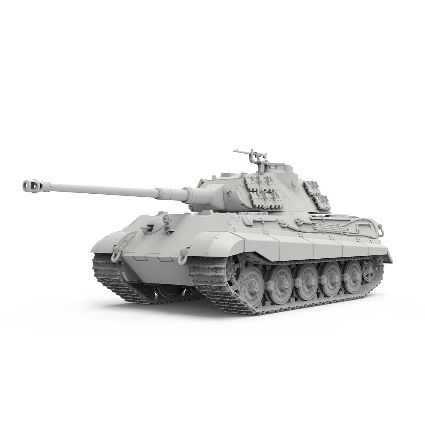 New MENG Tank 1/72 German Heavy Tanks Assemble Figure Tank 72-010 Uncolored Assembly Model Ornament Custom Collectible Toy Gift