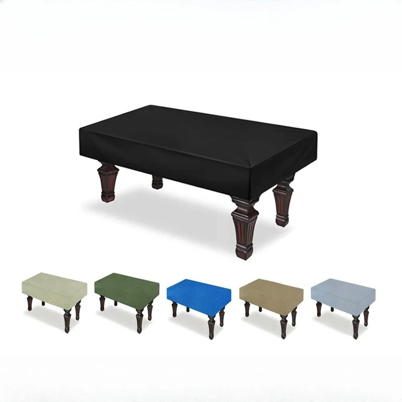 

Pool Table Cover 7ft 8ft 9ft Heavy Duty Oxford Cloth Billiard Table Covers, Waterproof & Dustproof Air Hockey Table Cover Black