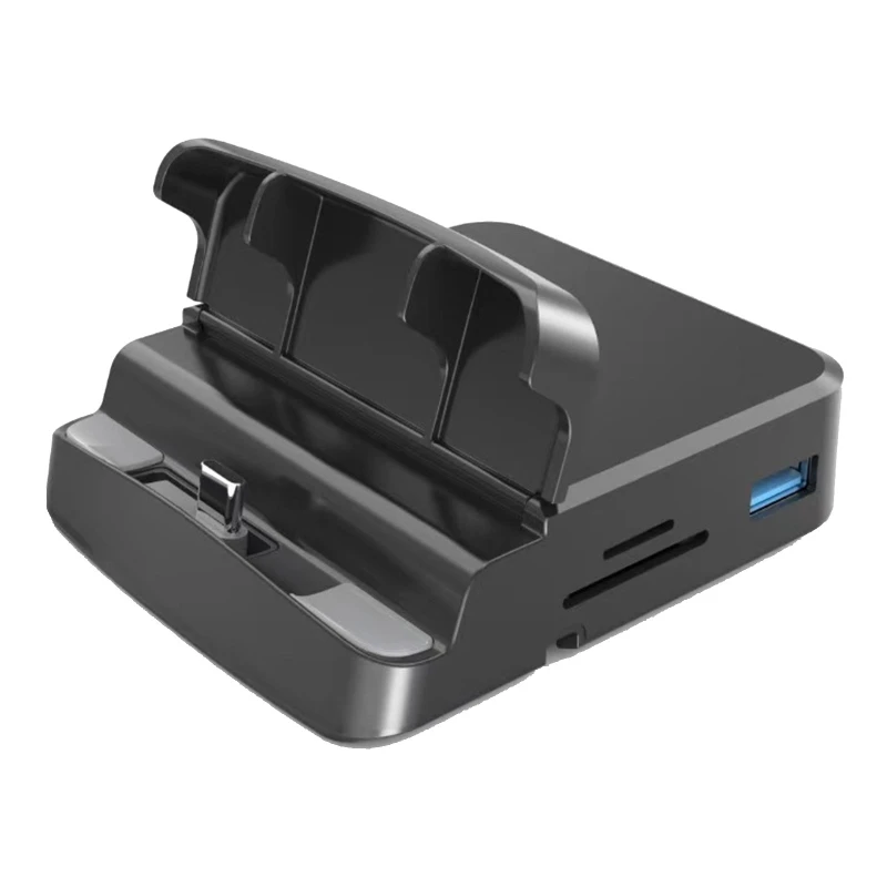 

Universal Type-C HUB Dockstation Portable Phone Stand USB Port Card Reader