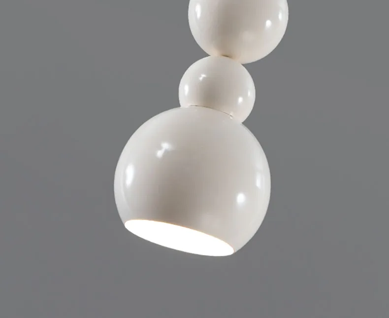 White Metal Pendant Lights Bedroom Dining Room Indoor