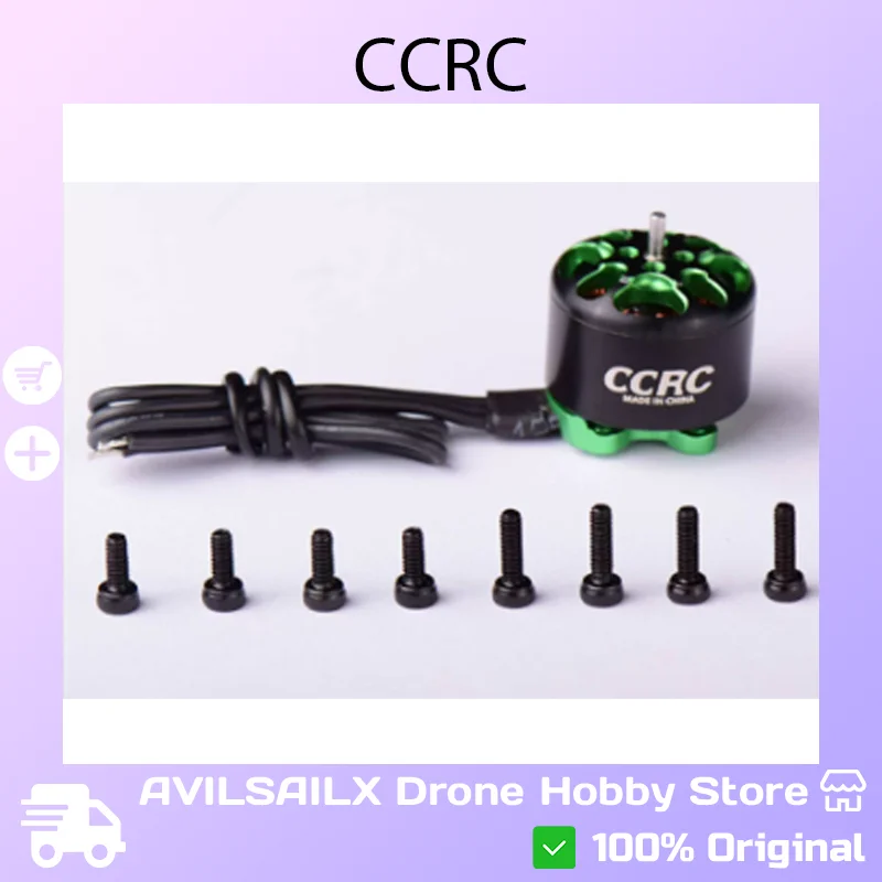 

CCRC 1408.5 2800/3650KV High Power Brushless Motor 3-4inch FPV Freestyle Racing