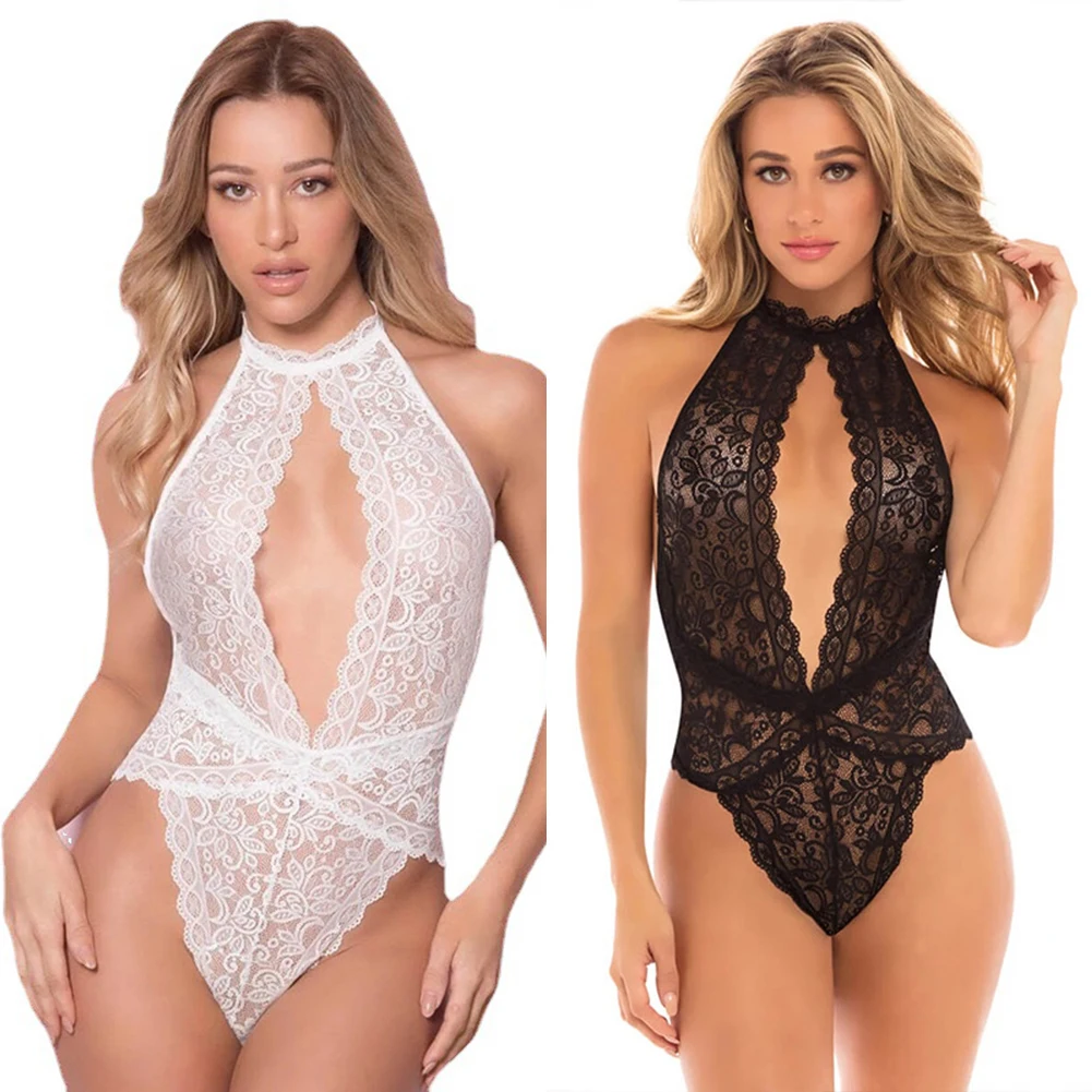 ผู้หญิงชุดชั้นในเซ็กซี่ร้อนเซ็กซี่ร้อนบอดี้สูทผู้หญิงชุดชั้นในลูกไม้โป๊สบายBreathableเครื่องแต่งกายดูผ่านลึกVคอเปิดBra 2025