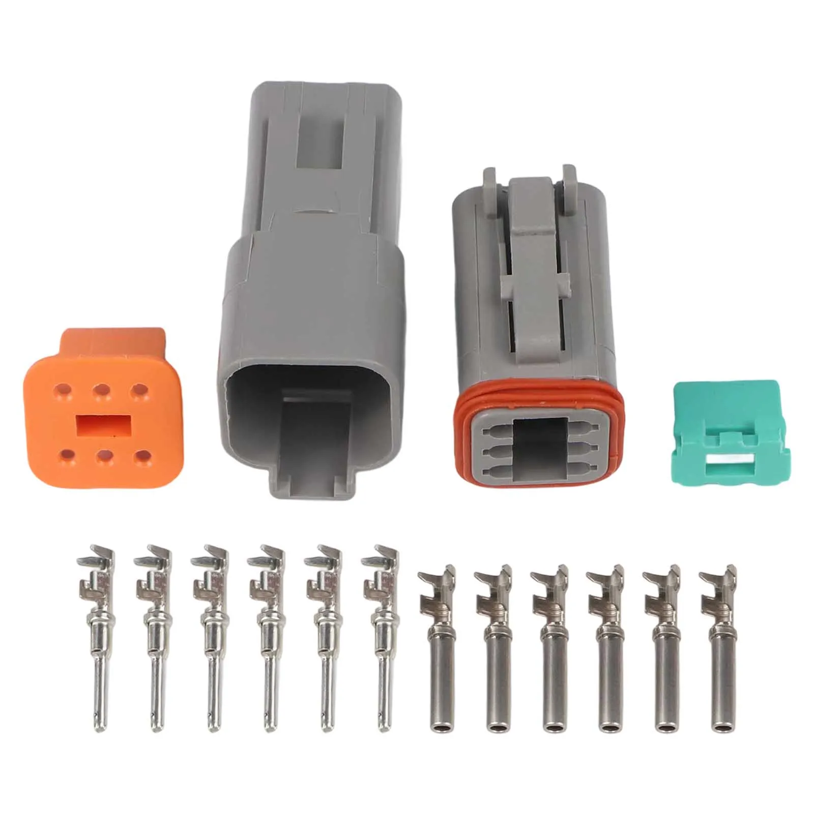 Automotive 6pin For DEUTSCH Connector Kit Waterproof and Flame Retardant Providing Complete Solution for Wiring Needs