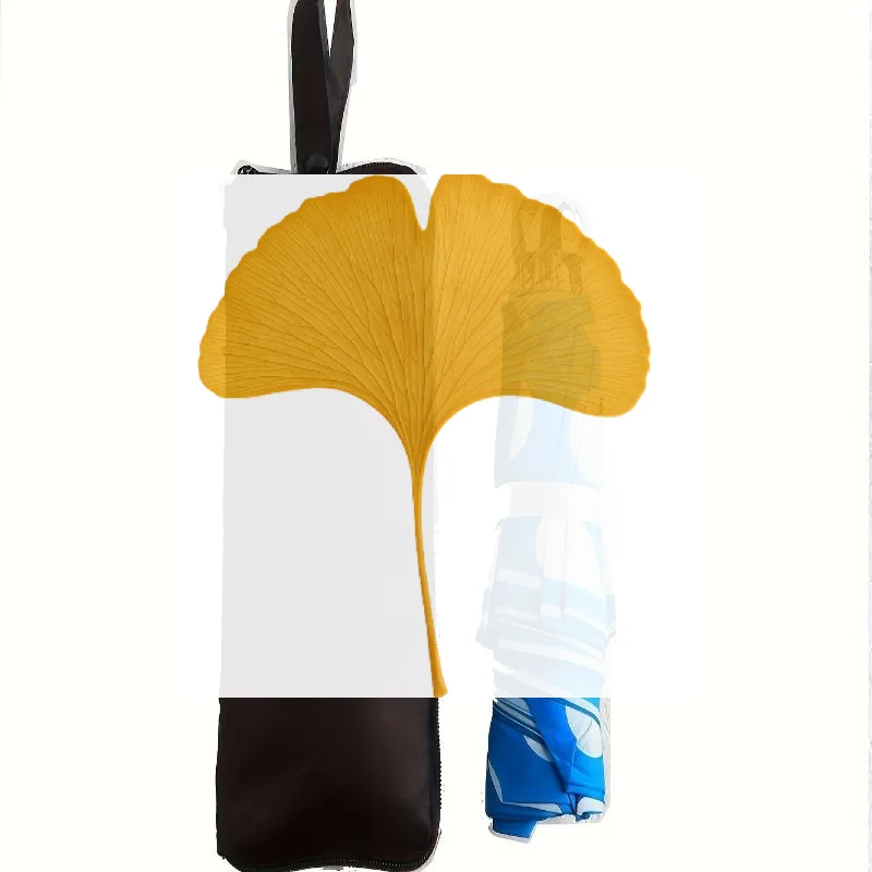 Microfiber Umbrella Storage Bag, Black Folding Umbrella Carrier With Handle And Hanging Loop, Hand Washable