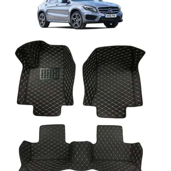 Universal Luxury Leather Seat Cover Cushion Mat – Full Front Set For Car, Truck, SUV 3 thumbnail image