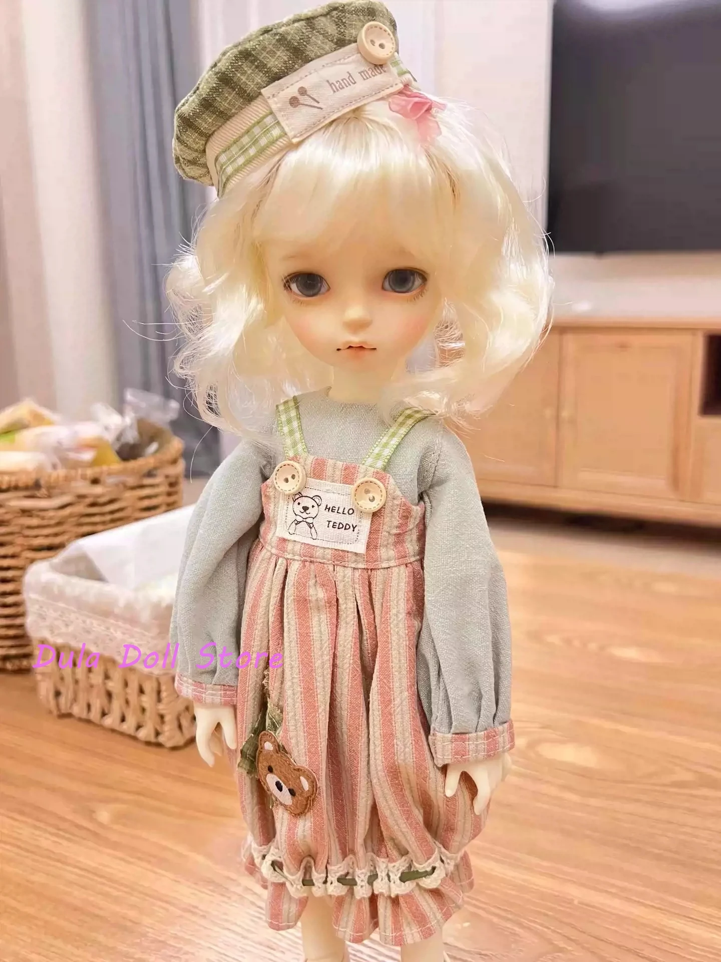 Dula Doll Clothes Dress Spring stripe set Blythe ob24 ob22 Azone Licca ICY JerryB 1/6 Bjd Doll Accessories