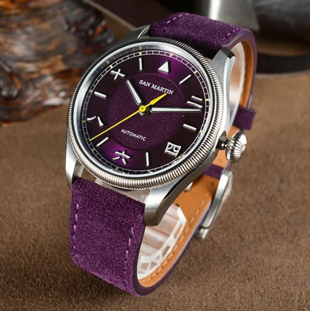 Męski zegarek automatyczny San – Leather Strap Quick Release recenzja i cena