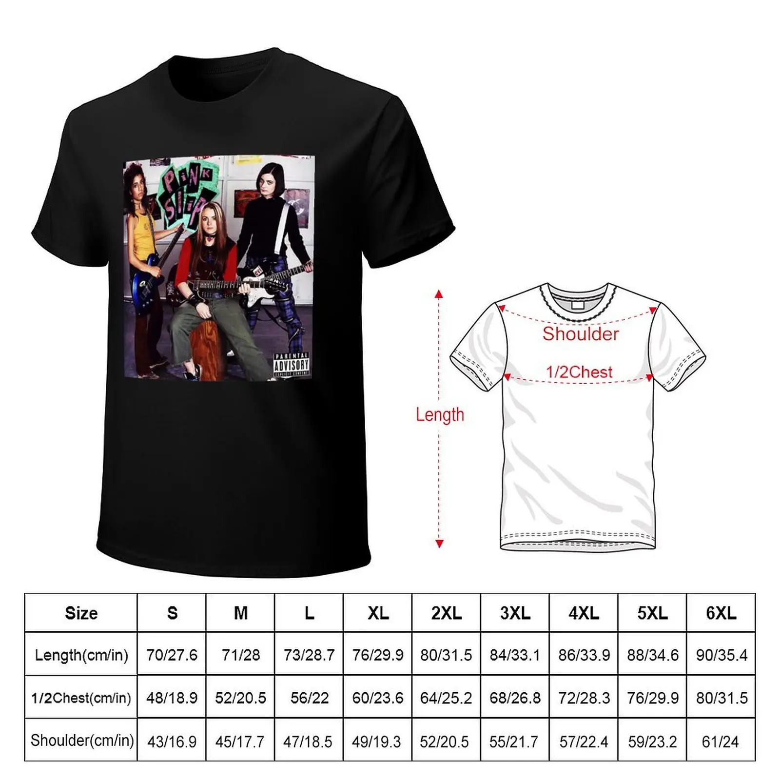 Freaky Friday Pink Slip Album Cover Band Tee (Lindsay Lohan) T-Shirt Performance Dry Fit T-Shirt