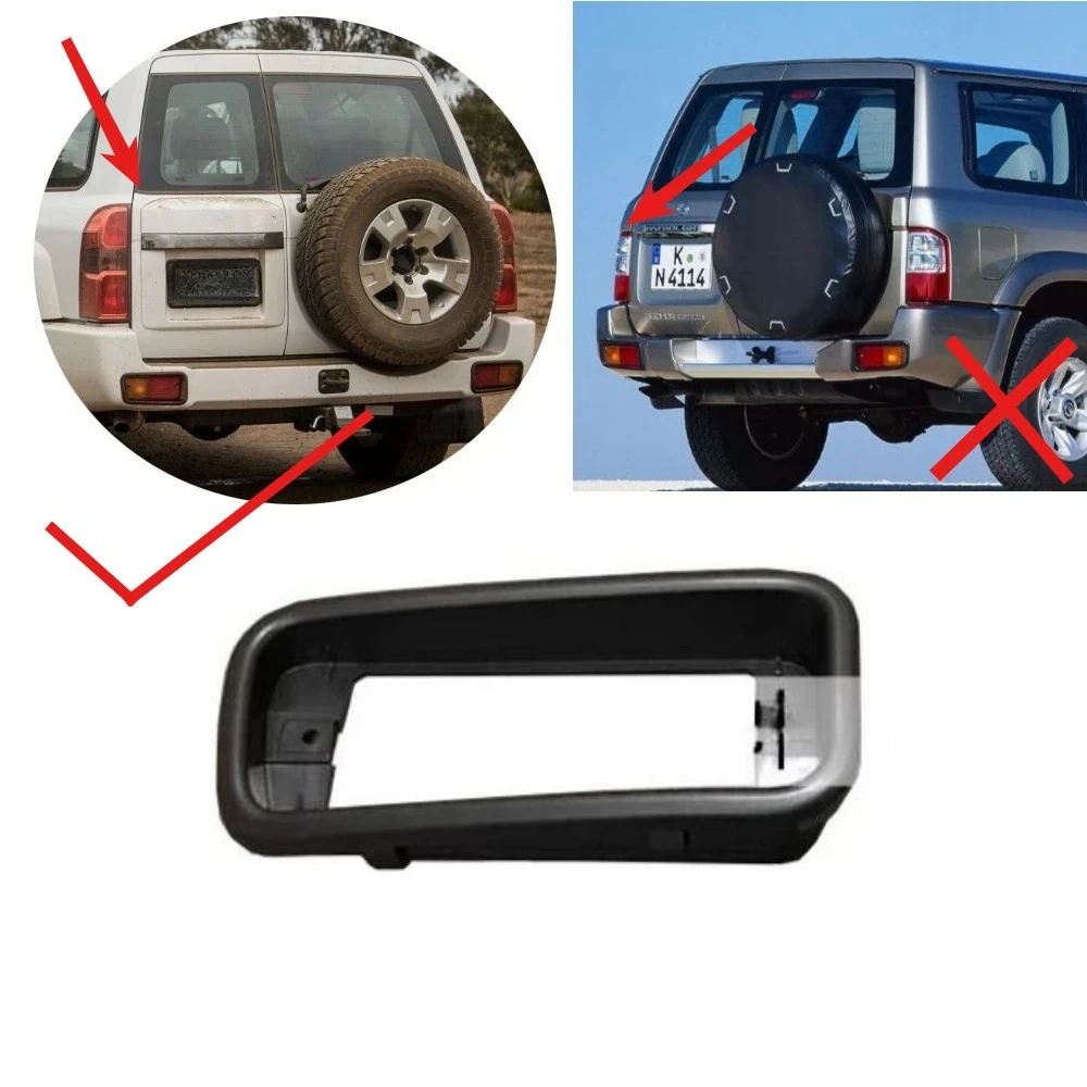 

Крышка лампы заднего бампера L или R для Nissan Patrol Y61, световая рамка, не для Y61 Gr, крышка бампера, крышка лампы поворотного сигнала