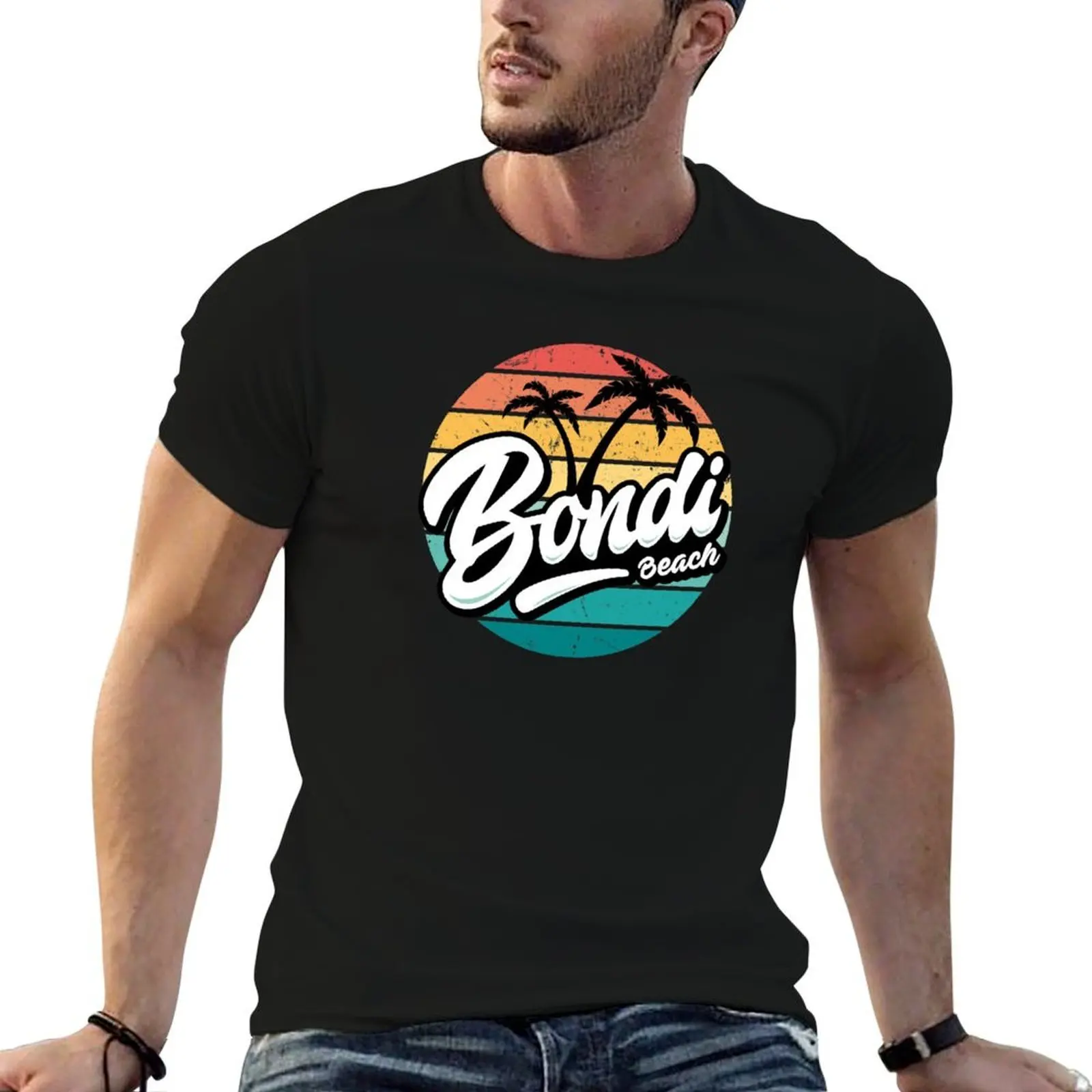 Bondi Beach Australia Sydney, Tropical Destination T-Shirt man t shirt anime t shirts for men pack