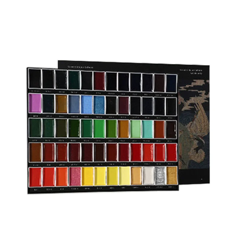 Chinese Painting Pigment Pearlescent 36-color Ancient Color Kit Soild Color Ink Painting Fine Brush Painting Materials