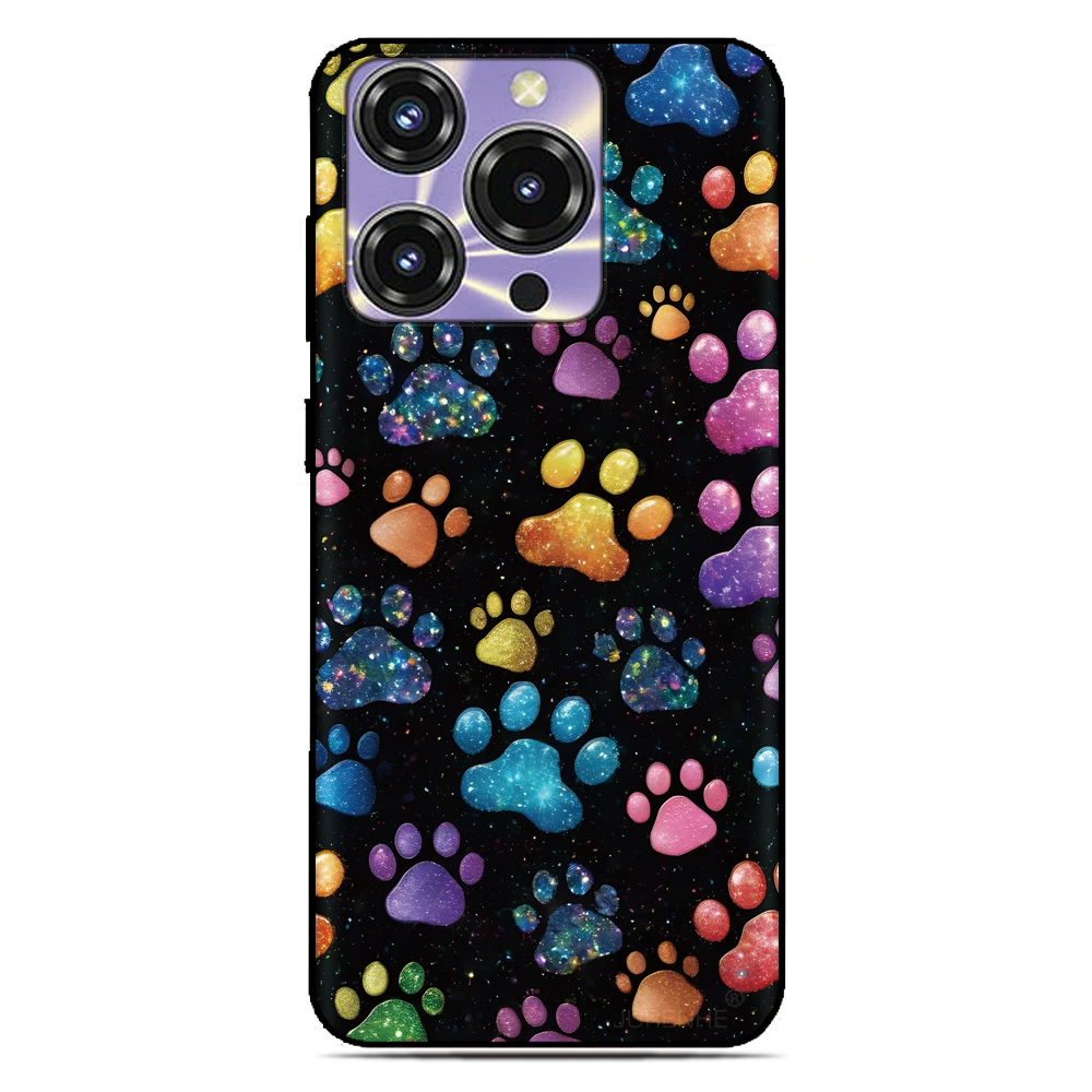 Dog Paw Print Cover For Cubot X100 Note 60 50 21 Max 5 3 A40 A20 A10 P80 P50 X70 X50 Nothing Phone 1 2 CMF Pro 2a 3a Lite Case