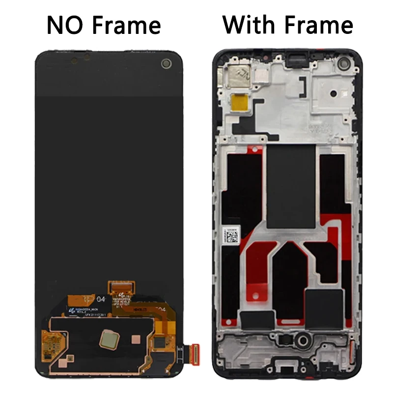 Super AMOLED For Oppo Realme GT Master Edition RMX3363, RMX3360 Pantalla lcd Display Touch Panel Screen Digitizer Assembly