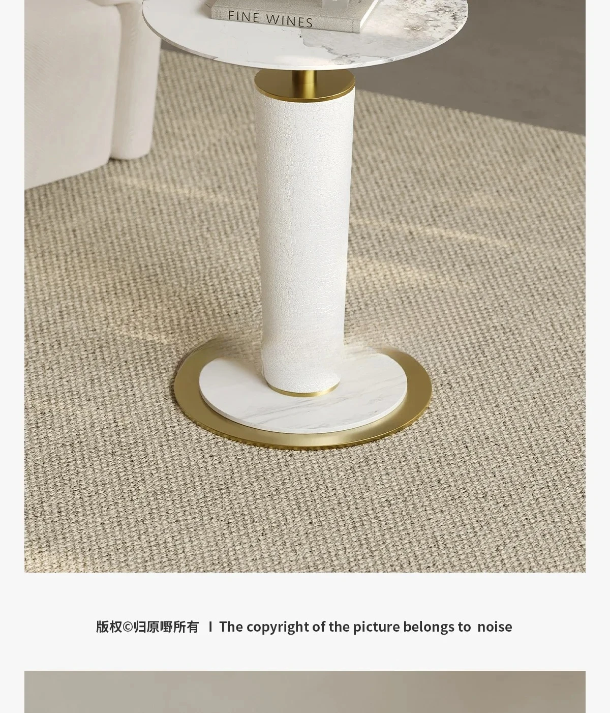 Sofa Corner Table Living Room Design Stainless Steel Height Side Table Balcony Leisure Small round Table