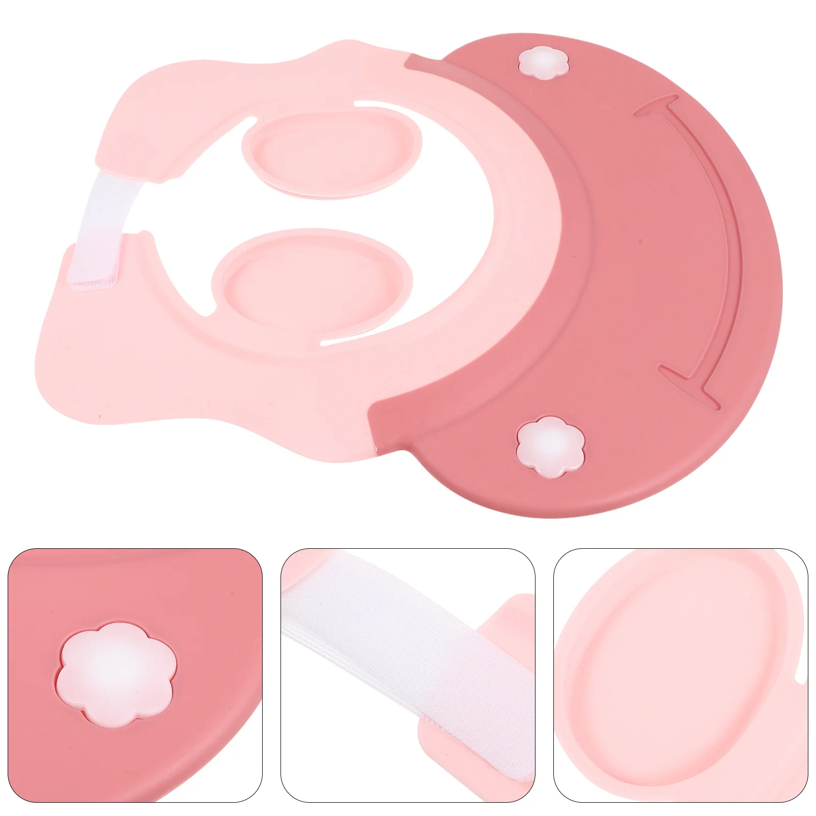 

Waterproof Ear Protection Bath Visor Hat For Toddlers Baby Shower Cap Shampoo Shield Hair Washing Lightweight Tpe Material