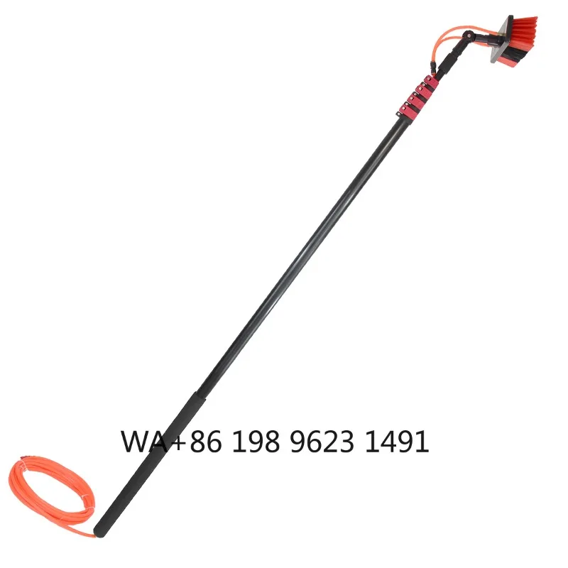 Hot Sales Extendable Water Fed Pole Extension Brush, Ideal for Traditional Window and Pool Professional Cleaning