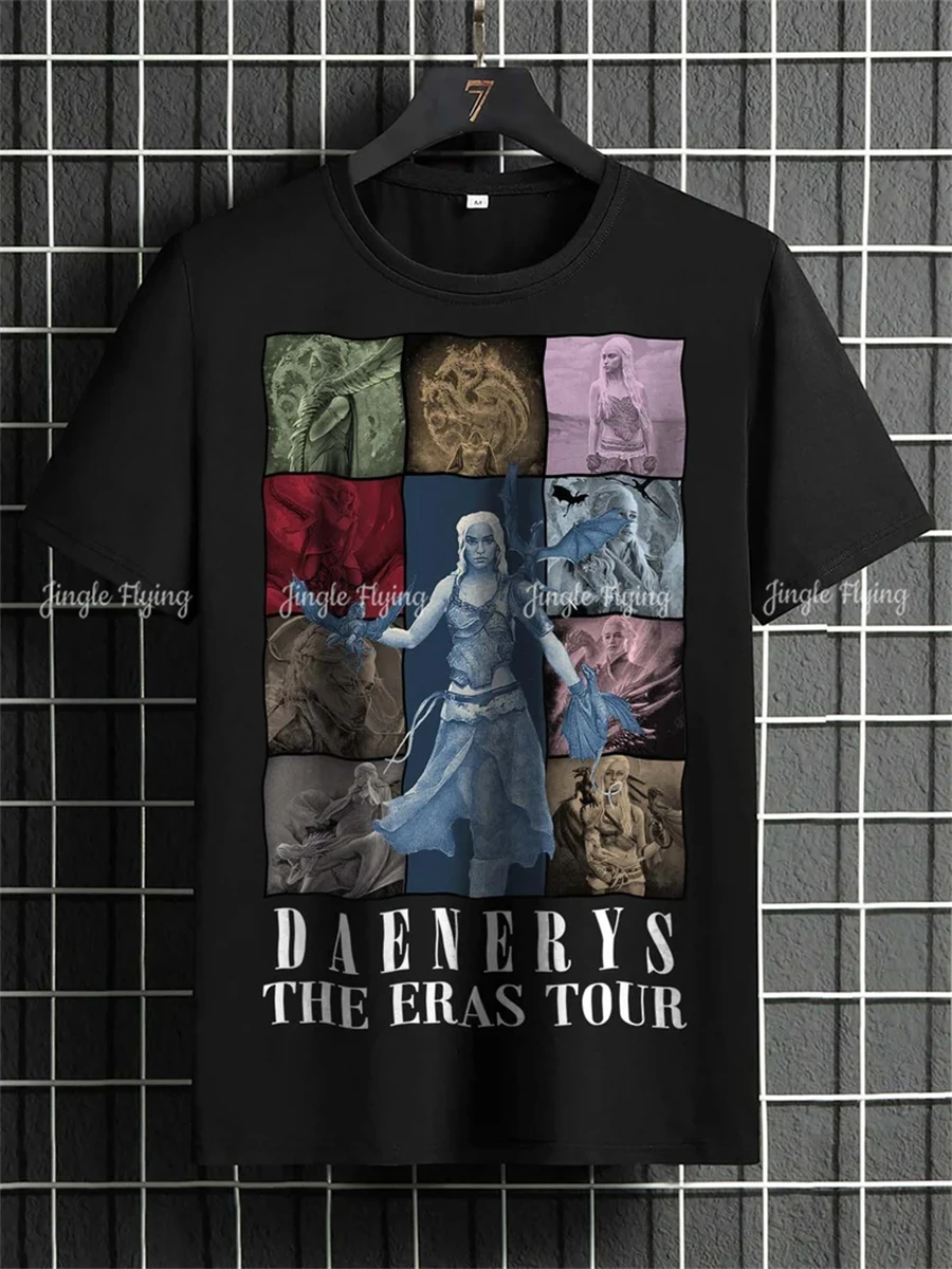 Daenerys Targaryen koszula ery matka smoka w stylu Vintage z lat 90. T-Shirt Unisex