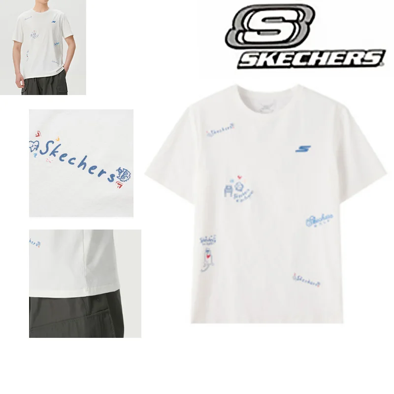 

Skechers Kids T Shirt Short Sleeve Tee Soft Breathable Comfortable Daily Wear Top P226U029-0019
