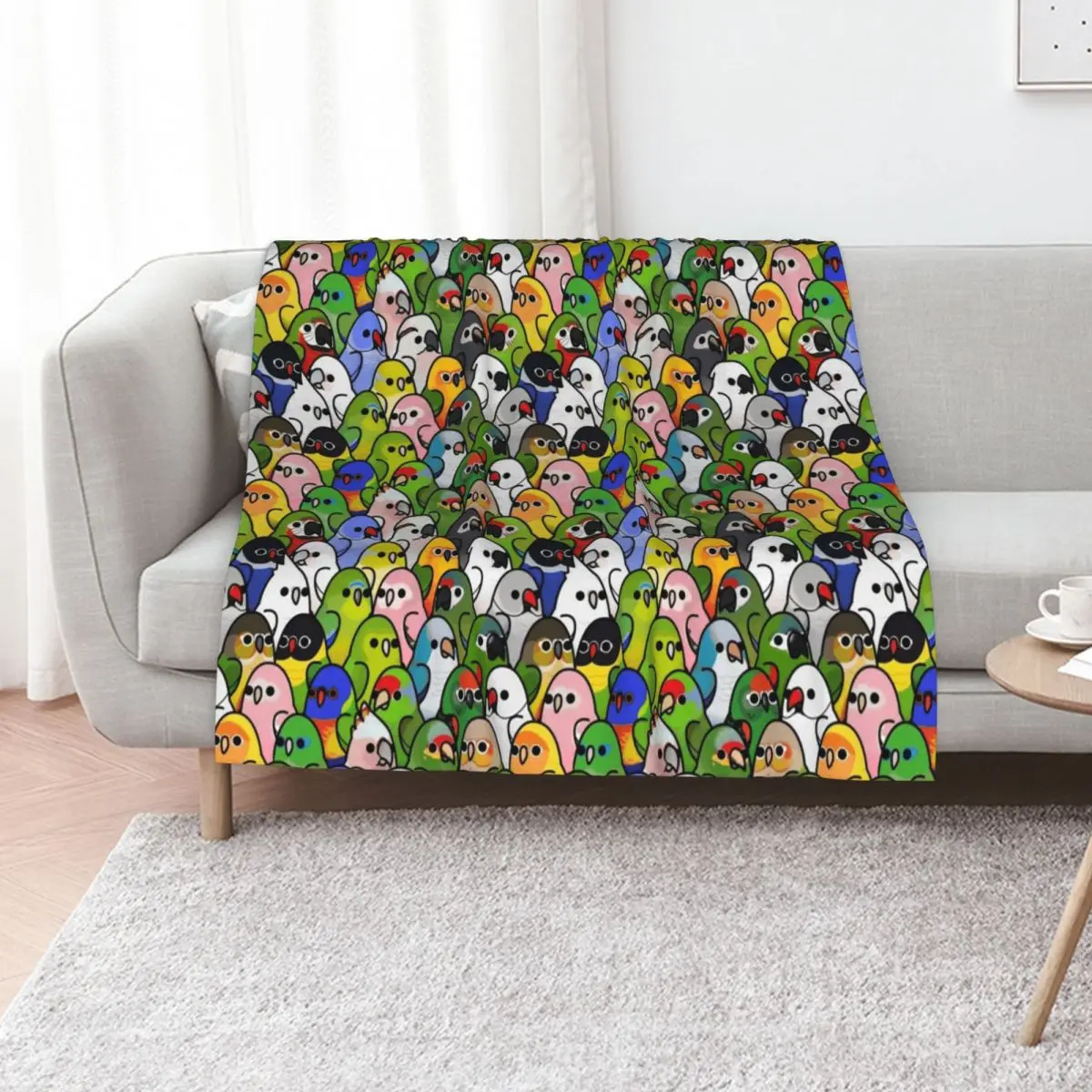 Too Many Birds! Bird Squad 2 Throw Blanket christmas gifts Heavy Multi-Purpose Furry blankets ands Soft Beds Blankets