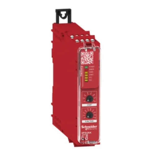 XPSUAK32AP Safety module, Harmony Safety Automation, Cat.4, features XPSUAF + PNP/NPN, safety mat, 48-240v AC/DC, screw