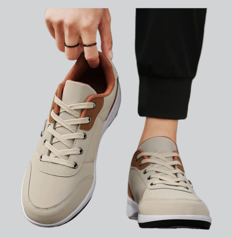 

New Balan Men Leather Sneaker Trend Sport Breathable Men Sneakers Non-slip Footwear Holiday Shoes for Male