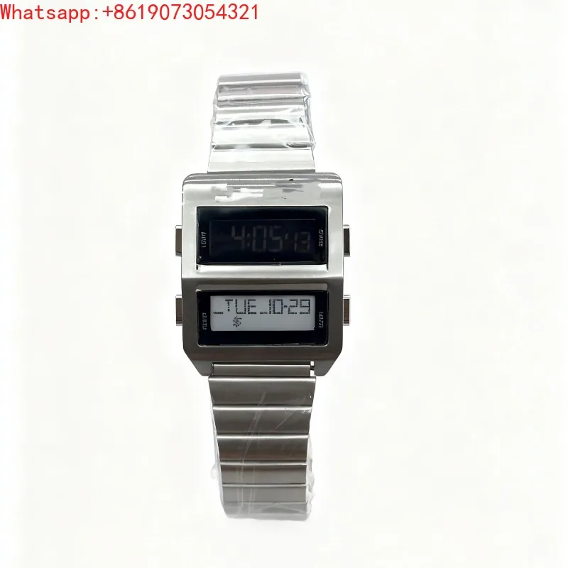 

The Great Qin Empire Retro Watch Future Wind Trend Versatile Multifunctional Watch Steel Belt Adjustable Luminous Waterproof