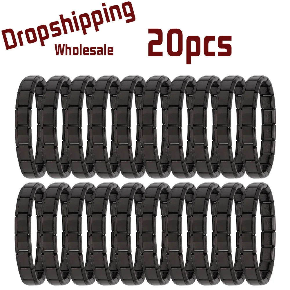20pcs-wholesale-italian-charms-stainless-steel-9mm-colorful-style-elastic-bracelets-woman-men-diy-making-gift-bulk-dropshipping