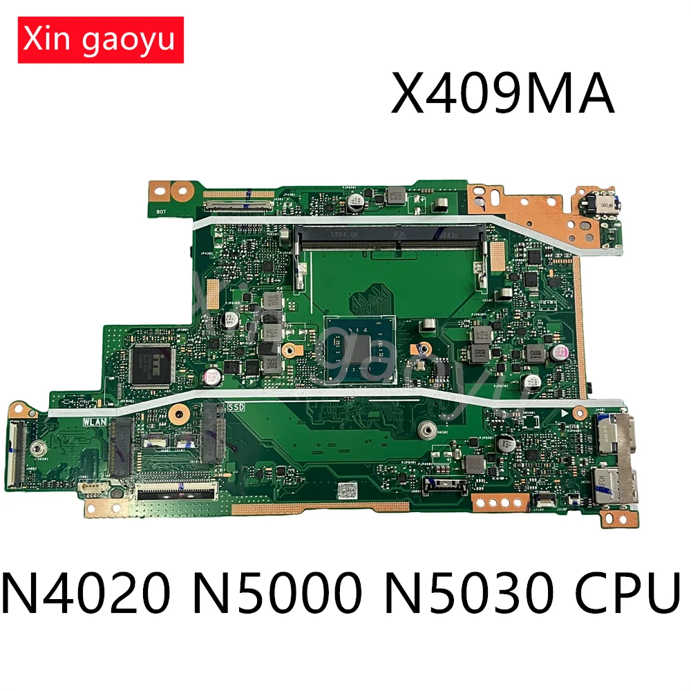 

Новая оригинальная материнская плата для ноутбука ASUS X409MA X409M 14 дюймов с процессором N4020 N5000 N5030, 100% тест идеально