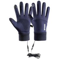 Driving cold protection gloves Heated Winter Gloves Warmers Ski Heated Gloves USB Hand Warmer Gloves Touchscreen Heated Warm