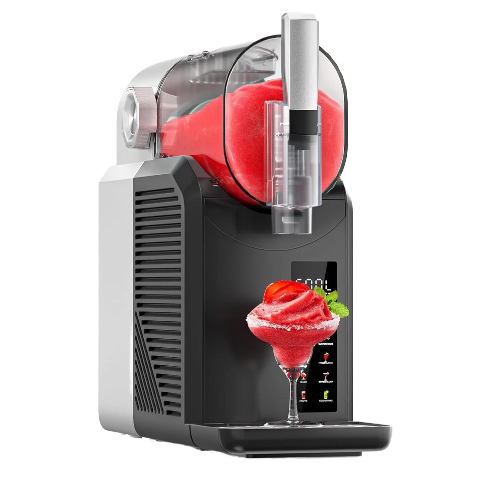 

Household Slushie machine 15 minutes crushed ice 6 frozen margarita frapés presets more