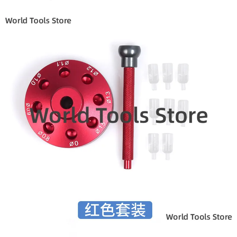 Alloy Steel Watch Hands Setting Presser Pusher Setter with 8 Accessories Watch Needle Holder Watchmaker Repair Tool
