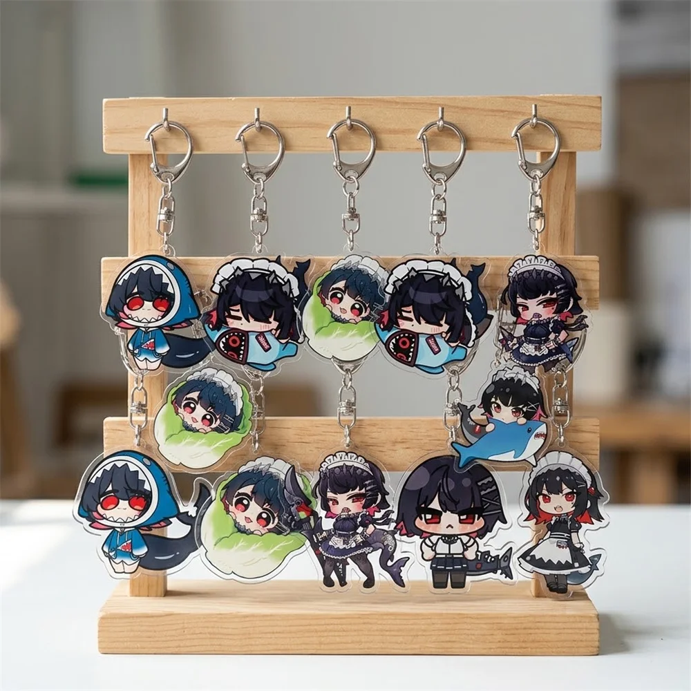 6CM Acrylic Keychain Stand Model Ornament Accessories Goods Christmas Gifts Anime Zenless Zone Zero
