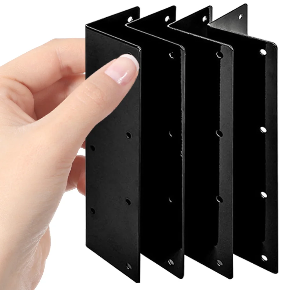 

4Pcs Raised Garden Bed Corner Brackets Rust Resistant Metal Garden Corner Brackets Metal L Shape Angle Brackets for Furniture