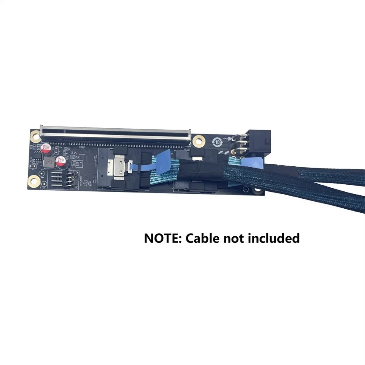 

A10I 2 Port PCI-E 4.0 X16 to SlimSAS SFF-8654 Adapter Card GEN4 SFF-8654-8i SFF8654 Riser Card for Graphics Video Card GPU