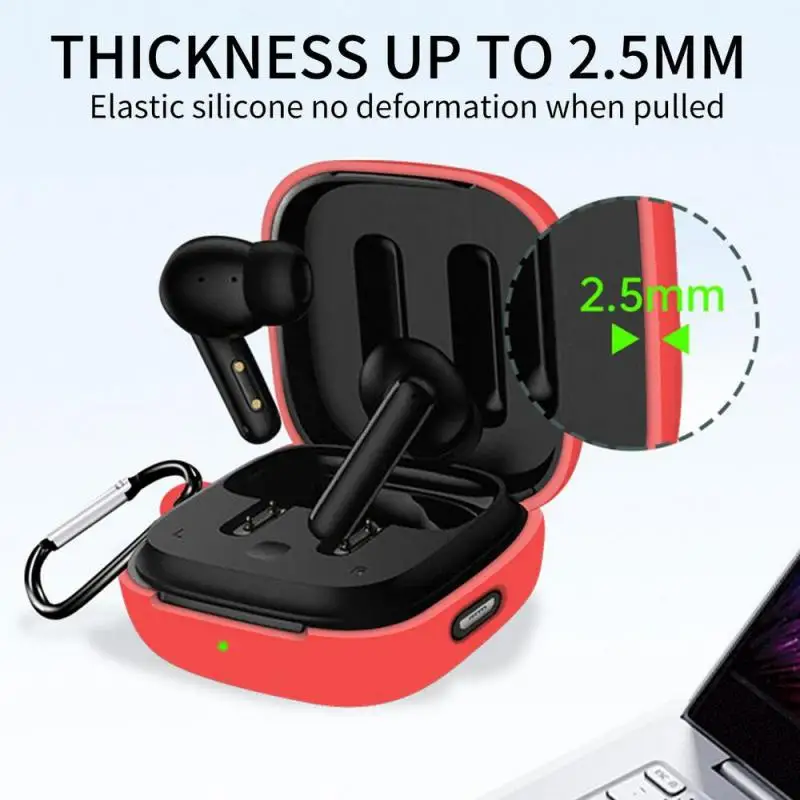 Fones De Ouvido De Silicone Caso Para T13 ANC, Dropproof, Fone De Ouvido Sem Fio, Caixa De Carregamento, Acessórios Shell