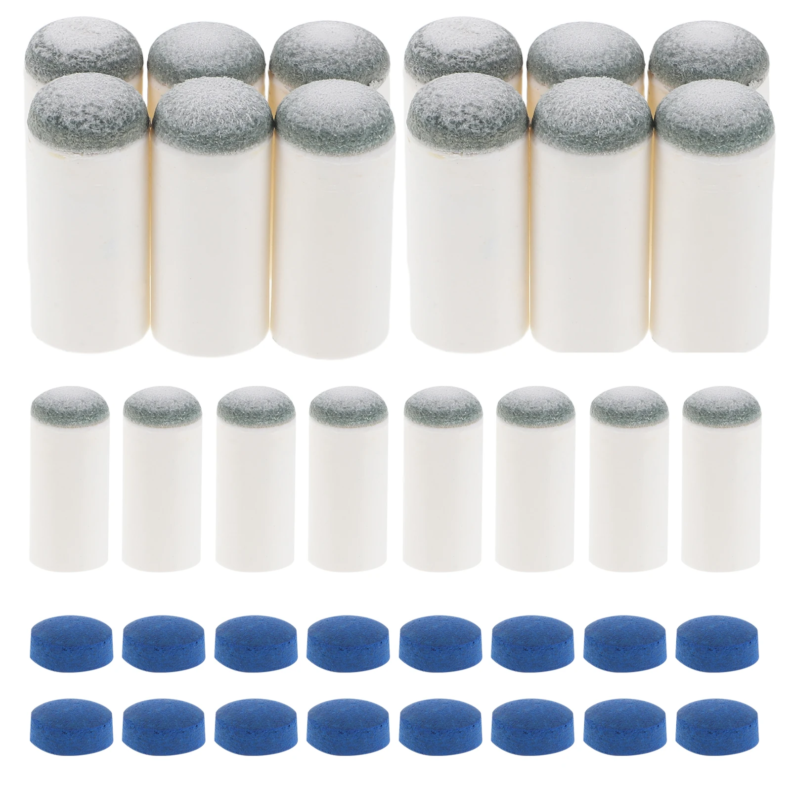 

40 шт. насадки для бильярдного кия, прочная конструкция, прецизионное изготовление, улучшенное управление, универсальная замена применения