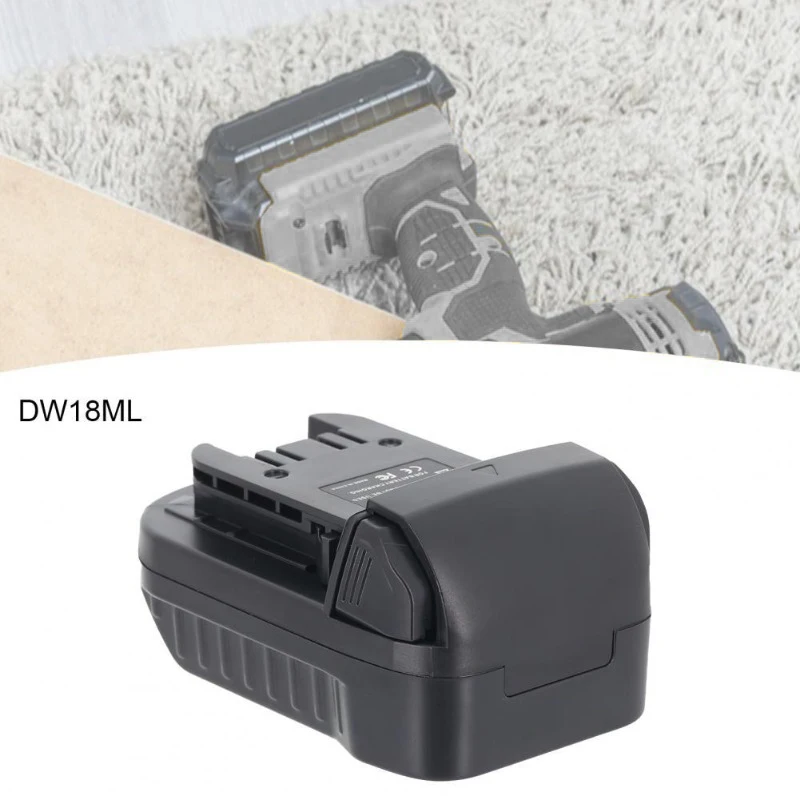 HAKSINKY DW18ML Power Tool Battery Adapter for Dewalt 20V Max Battery Convert To for MilWaukee 18V Battery,For MilWaukee 18V