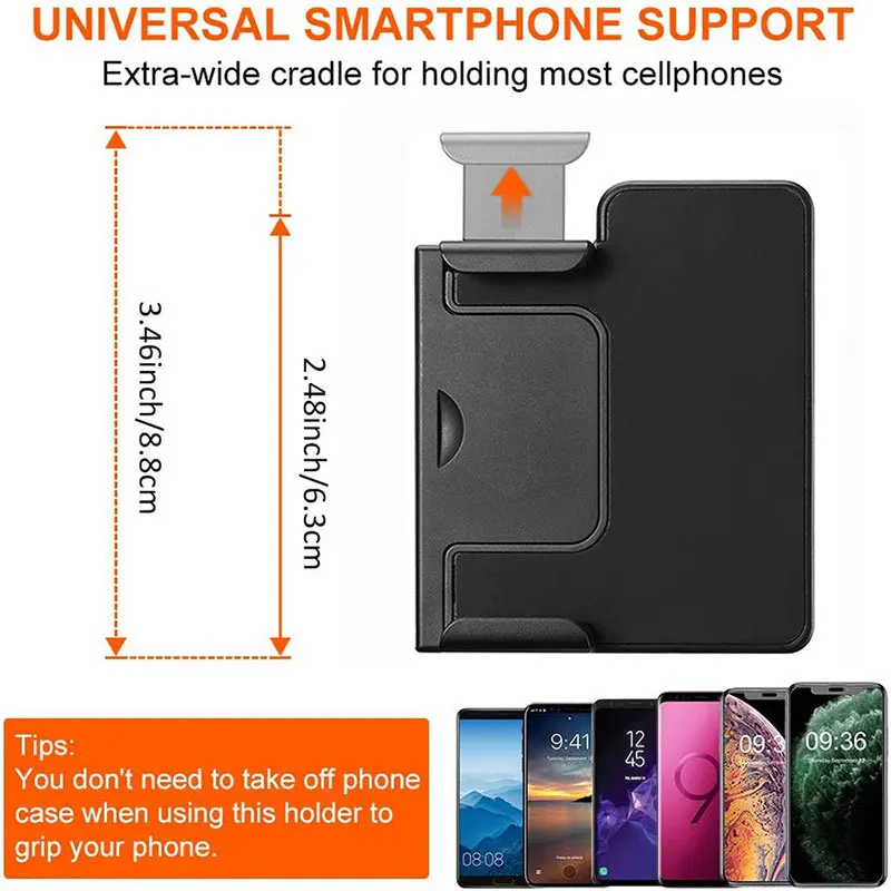 UURIG CapGrip MT-08 Tripod Wireless Bluetooth Smartphone Selfie Booster Handle Grip Phone Stabilizer Holder Shutter Release
