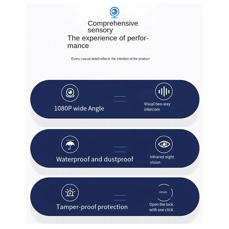 VVNB-7 นิ้ว Graffiti Wifi Visual Doorbell HD 1080P การตรวจจับมือถืออัจฉริยะ Doorbell Two Way Audio รีโมทเปิดประตู